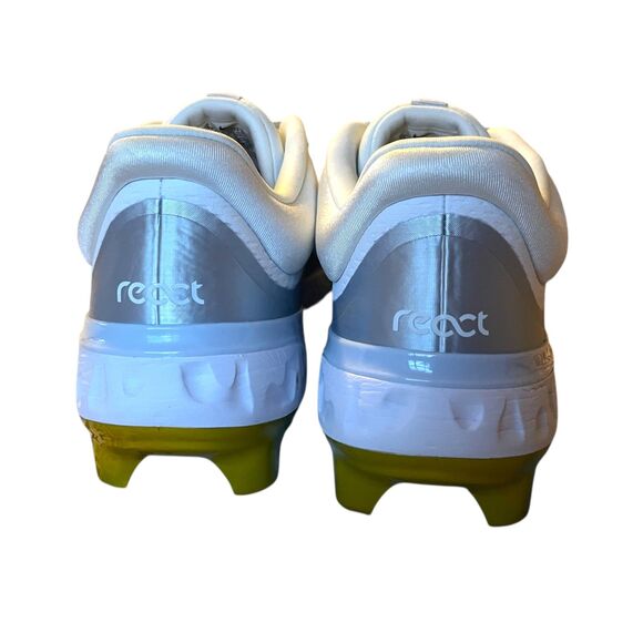 Nike Alpha Huarache Elite 4 Low MCS Mens Size 13 Baseball Cleats White NEW - Picture 6 of 8